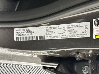 2026 RAM Ram 1500 RAM 1500 BIG HORN CREW CAB 4X4 5'7' BOX