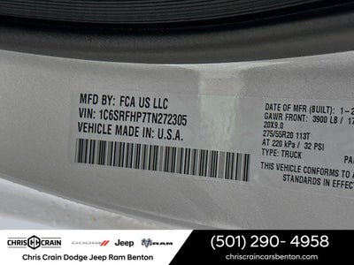 2026 RAM Ram 1500 RAM 1500 LIMITED CREW CAB 4X4 5'7' BOX