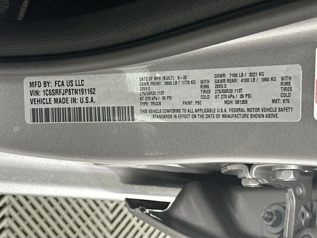 2026 RAM Ram 1500 RAM 1500 LARAMIE CREW CAB 4X4 5'7' BOX