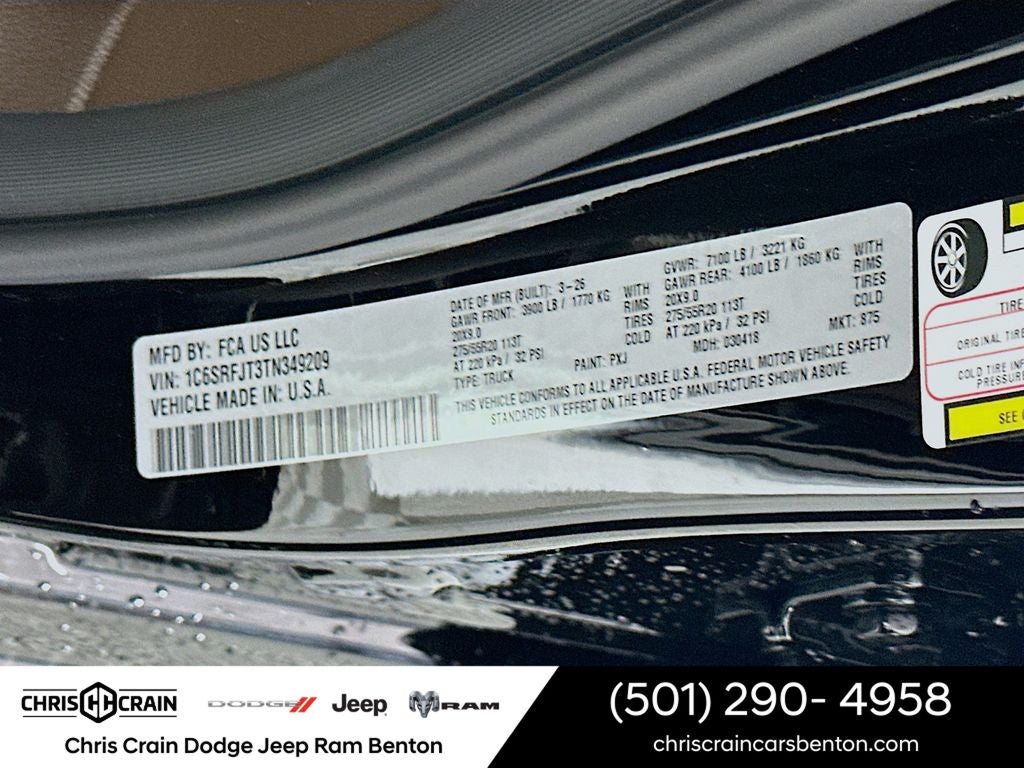 2026 RAM Ram 1500 RAM 1500 LARAMIE CREW CAB 4X4 5'7' BOX