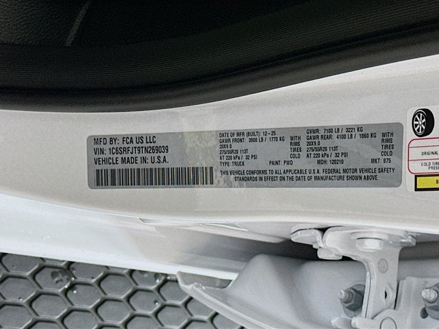 2026 RAM Ram 1500 RAM 1500 LARAMIE CREW CAB 4X4 5'7' BOX