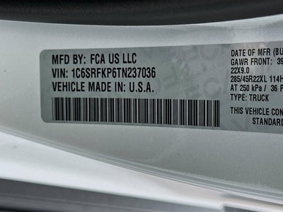 2026 RAM Ram 1500 RAM 1500 TUNGSTEN CREW CAB 4X4