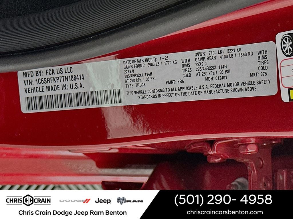 2026 RAM 1500 Tungsten