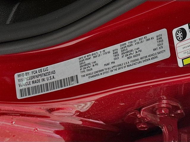 2026 RAM 1500 Tungsten