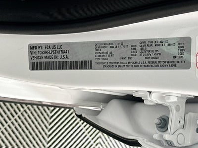 2026 RAM Ram 1500 RAM 1500 REBEL CREW CAB 4X4 5'7' BOX