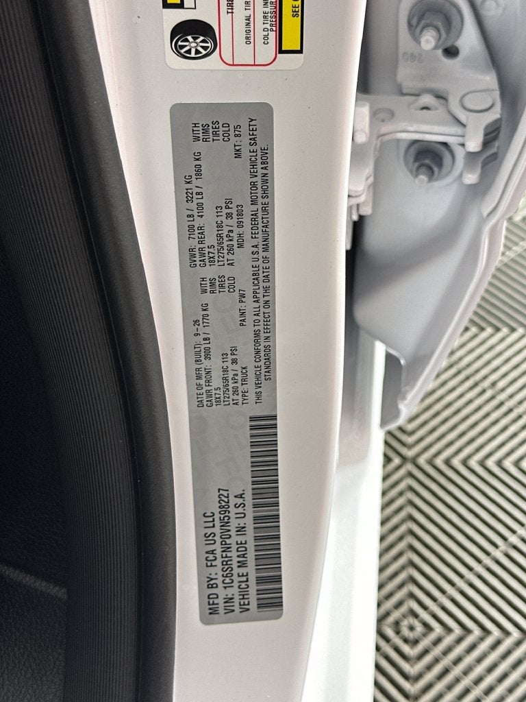 2027 RAM 1500 Tradesman