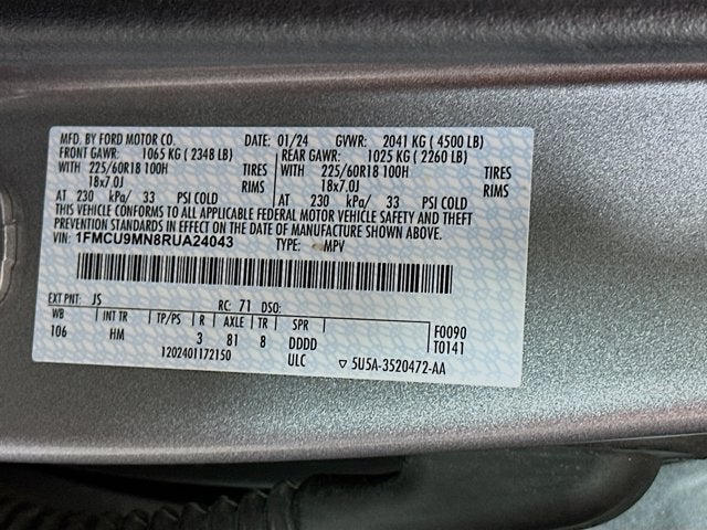 2024 Ford Escape ST-Line