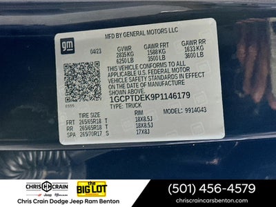 2023 Chevrolet Colorado 4WD Crew Cab Short Box Z71