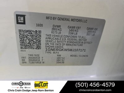 2021 Chevrolet Traverse FWD LT Cloth