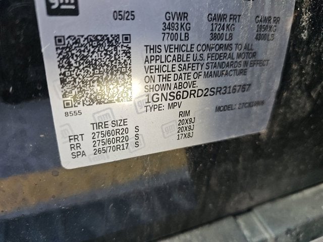 2025 Chevrolet Suburban 4WD Z71