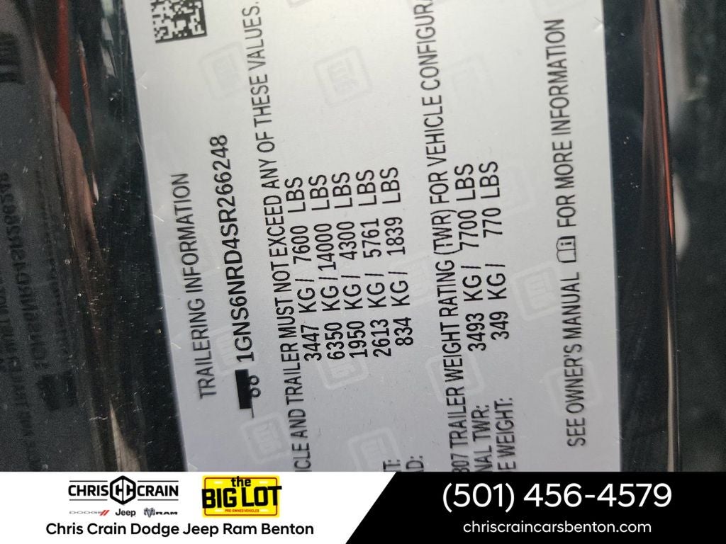 2025 Chevrolet Tahoe 4WD LT