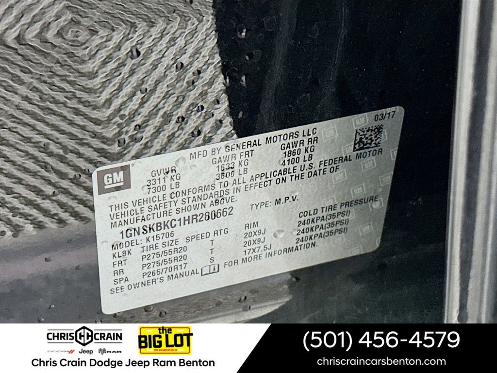 2017 Chevrolet Tahoe LT