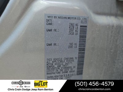 2025 Nissan Altima 2.5 SV