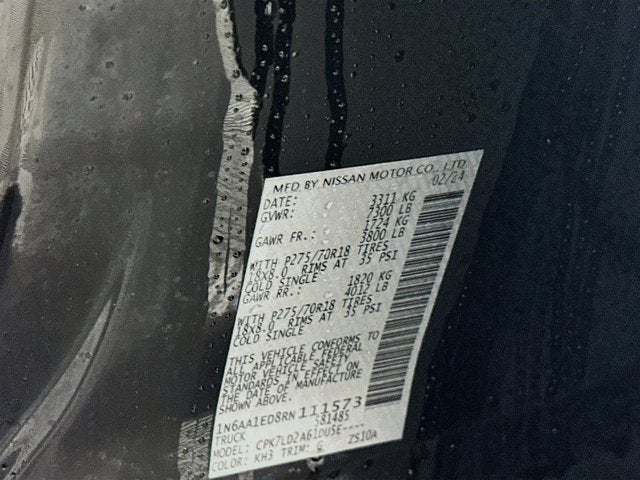 2024 Nissan TITAN Crew Cab PRO-4X 4x4