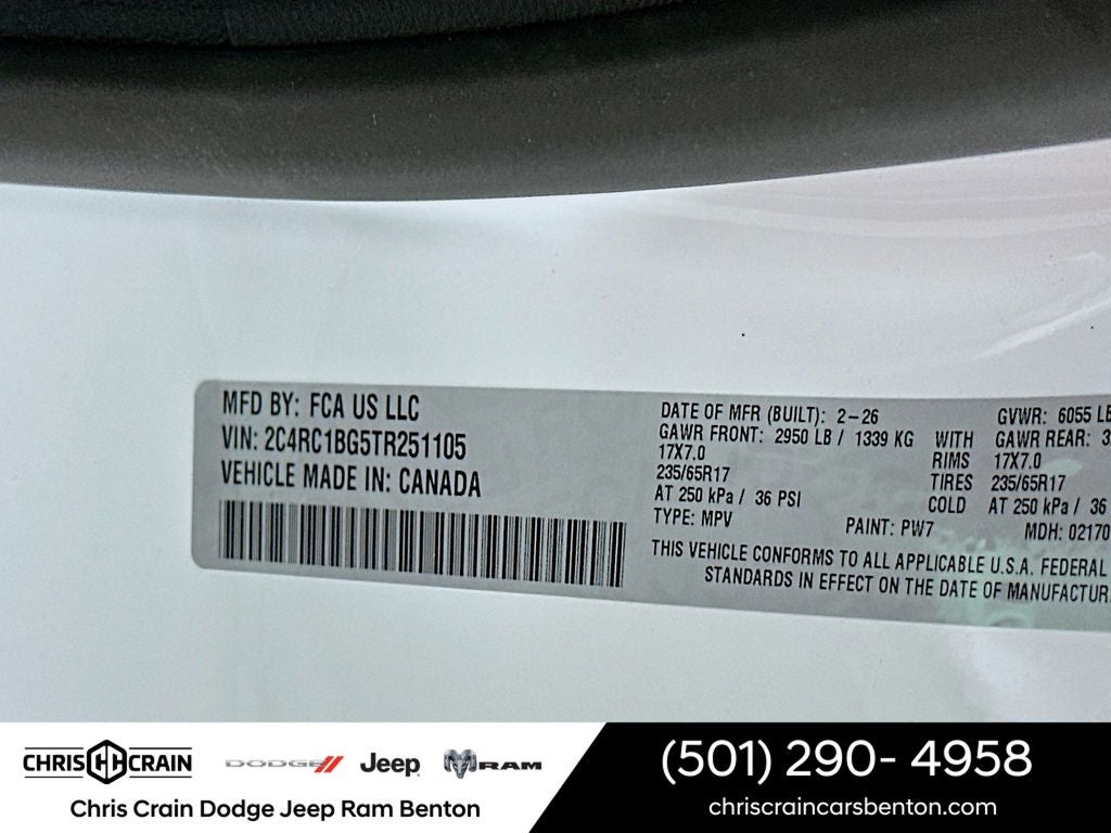 2026 Chrysler Pacifica PACIFICA SELECT