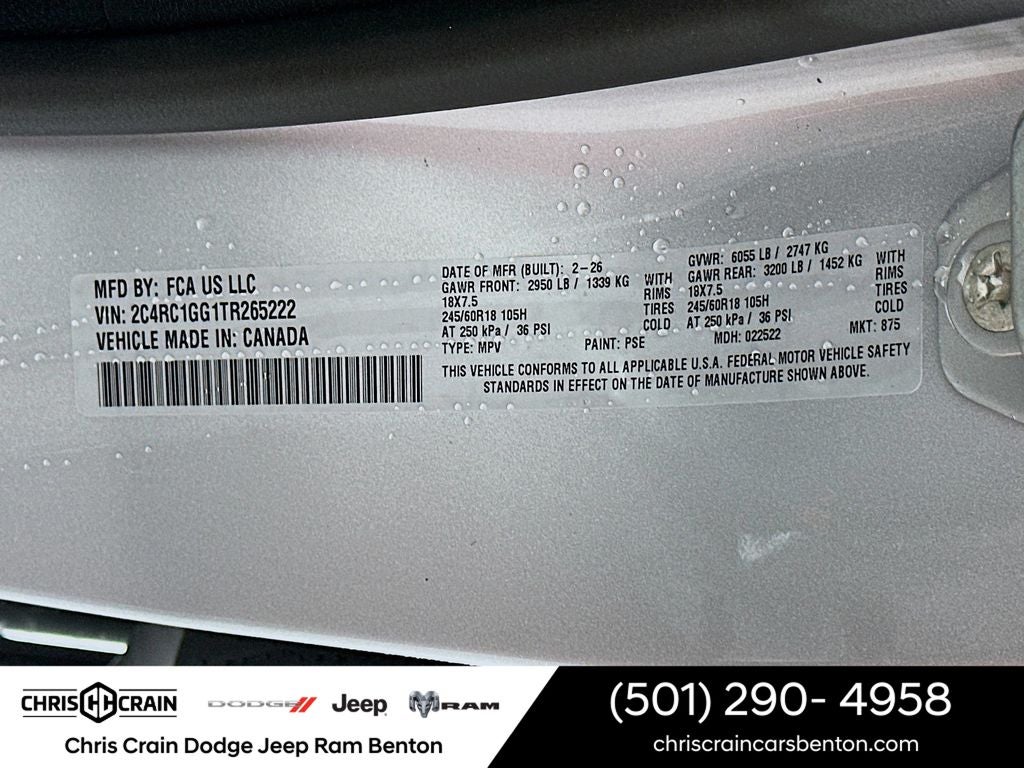 2026 Chrysler Pacifica PACIFICA LIMITED