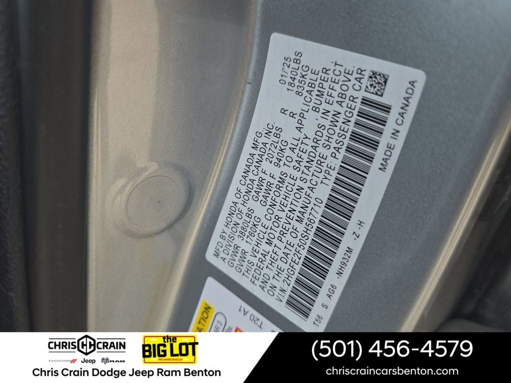 2025 Honda Civic Sedan Sport