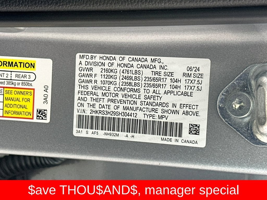 2025 Honda CR-V LX 2WD