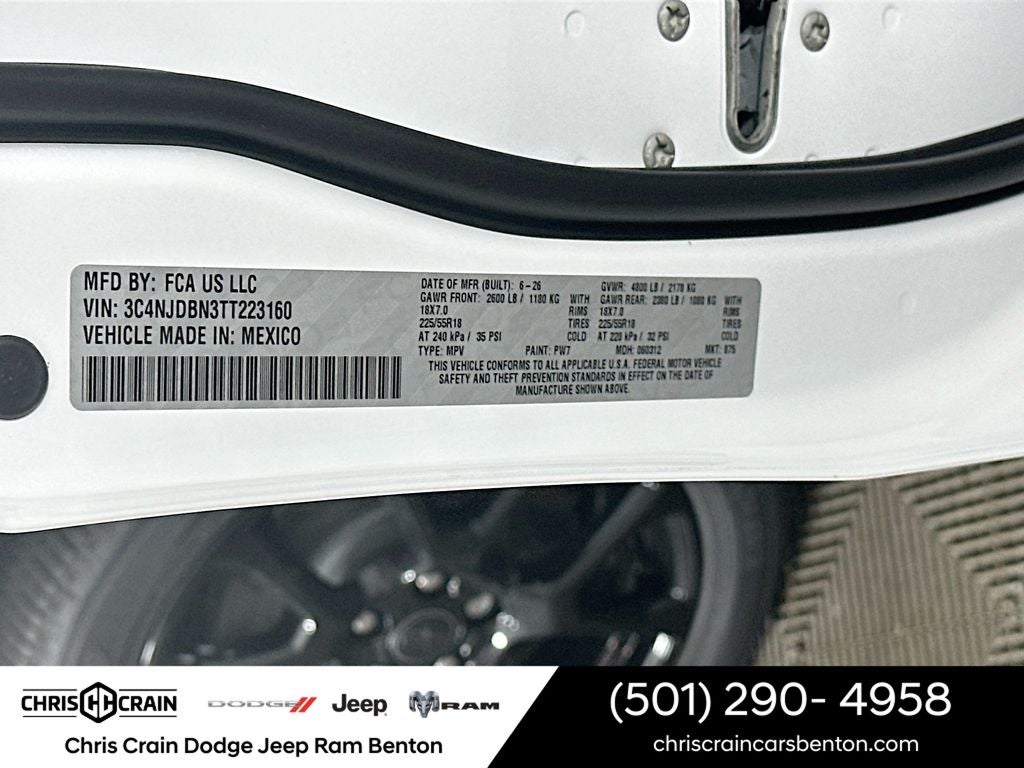 2026 Jeep Compass COMPASS LATITUDE ALTITUDE 4X4