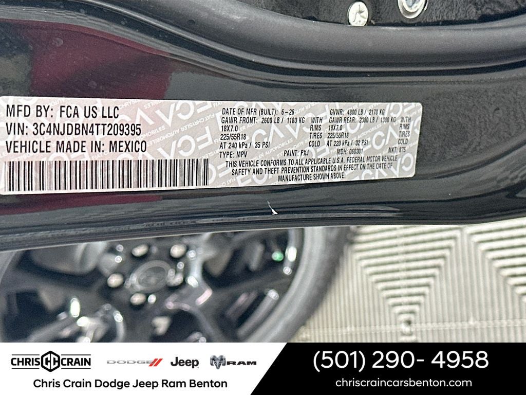 2026 Jeep Compass COMPASS LATITUDE ALTITUDE 4X4