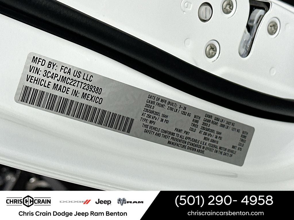 2026 Jeep Cherokee CHEROKEE OVERLAND 4X4