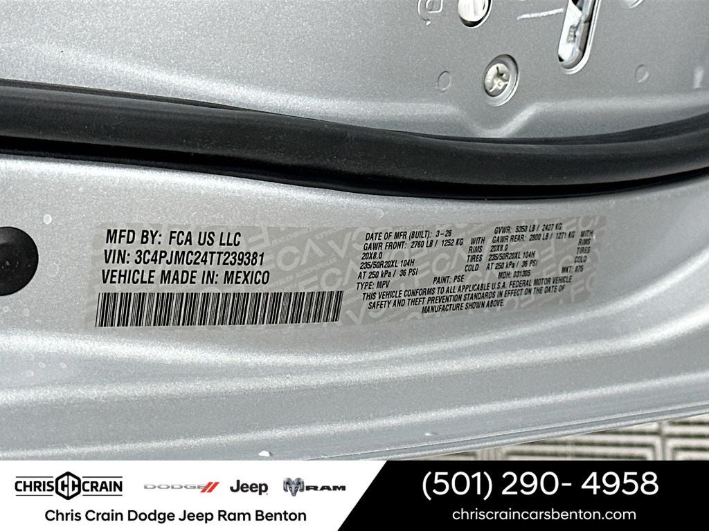 2026 Jeep Cherokee CHEROKEE OVERLAND 4X4