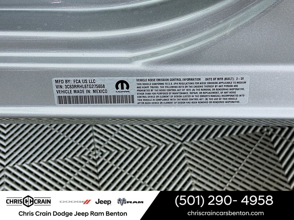 2026 RAM Ram 3500 RAM 3500 BIG HORN CREW CAB 4X4 8' BOX