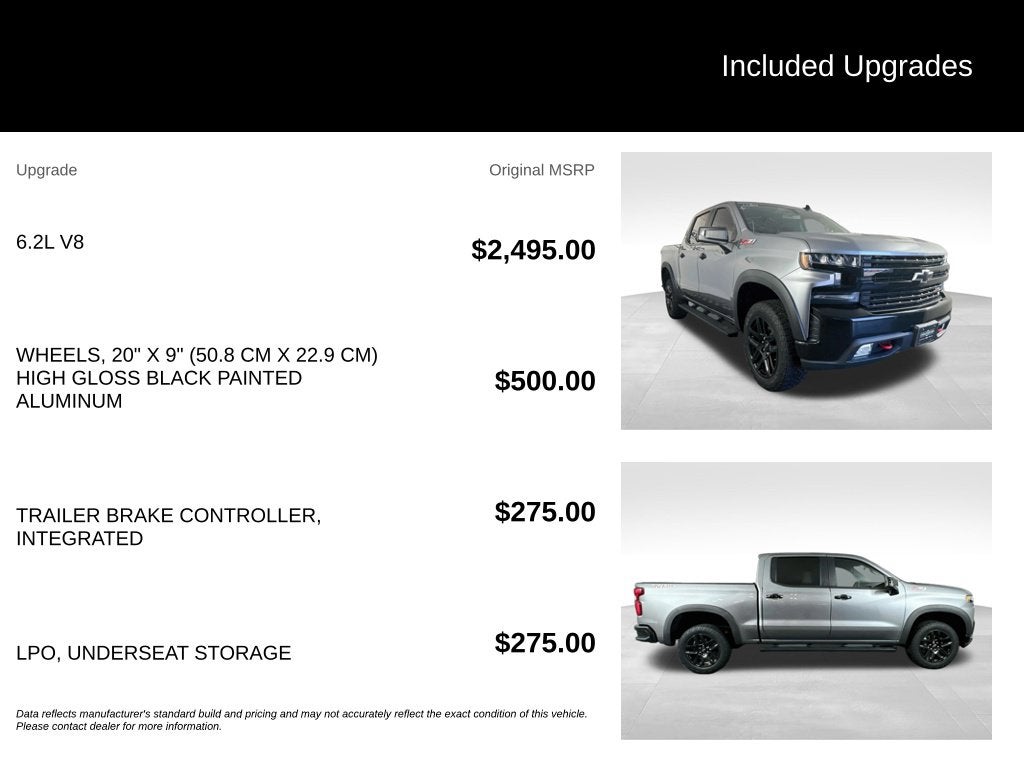 2021 Chevrolet Silverado 1500 4WD Crew Cab Short Bed LT Trail Boss