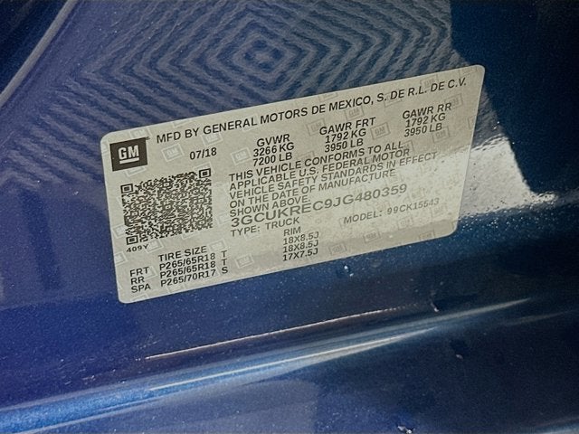 2018 Chevrolet Silverado 1500 1LT