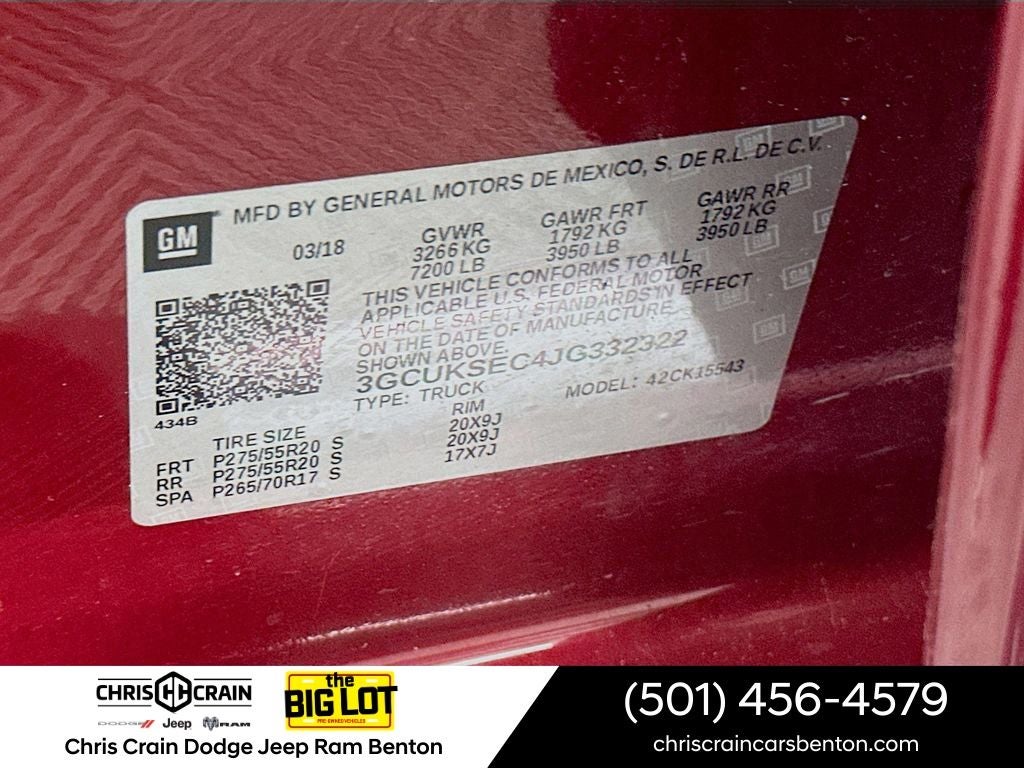 2018 Chevrolet Silverado 1500 2LZ