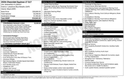 2026 Chevrolet Equinox AWD LT
