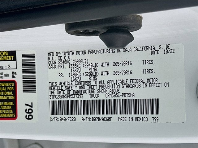 2023 Toyota Tacoma Trail Edition