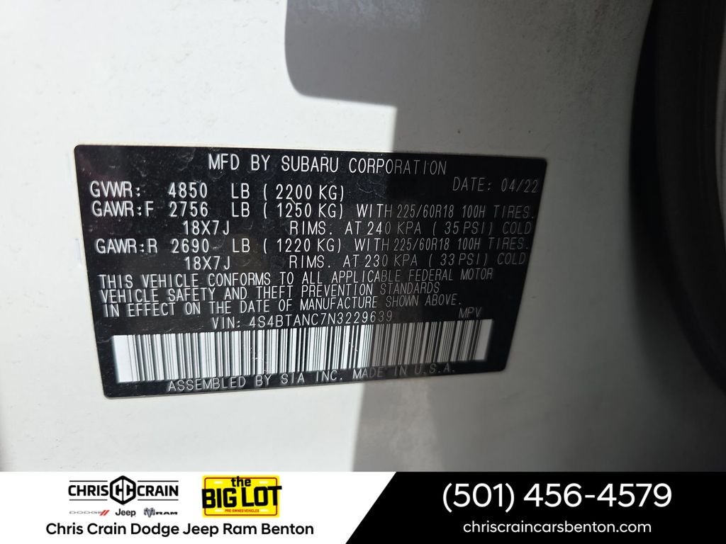 2022 Subaru Outback Limited