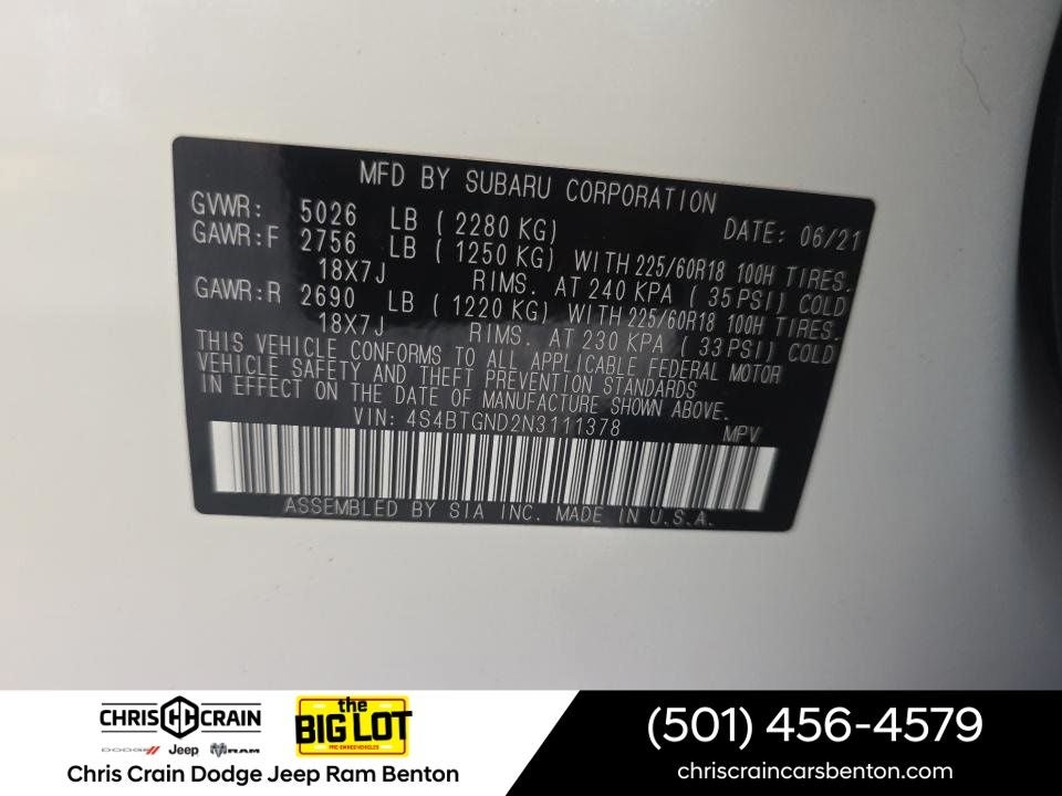 2022 Subaru Outback Limited XT