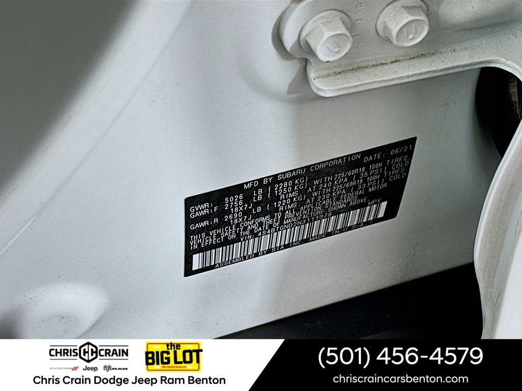 2022 Subaru Outback Limited XT