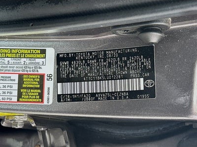 2020 Toyota Camry LE AWD