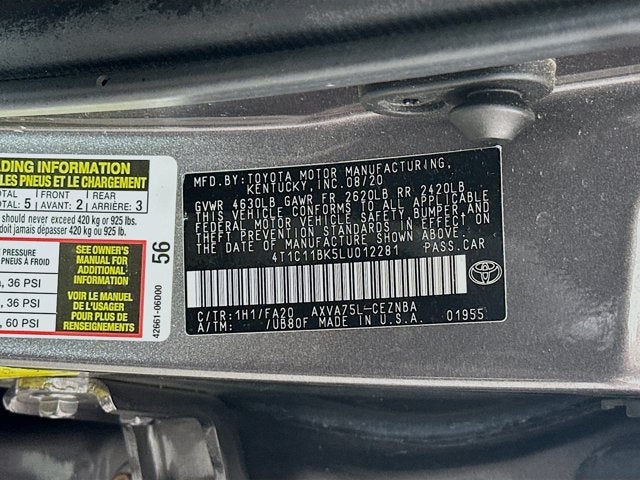 2020 Toyota Camry LE AWD