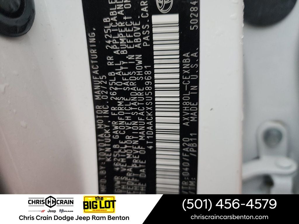 2025 Toyota Camry LE