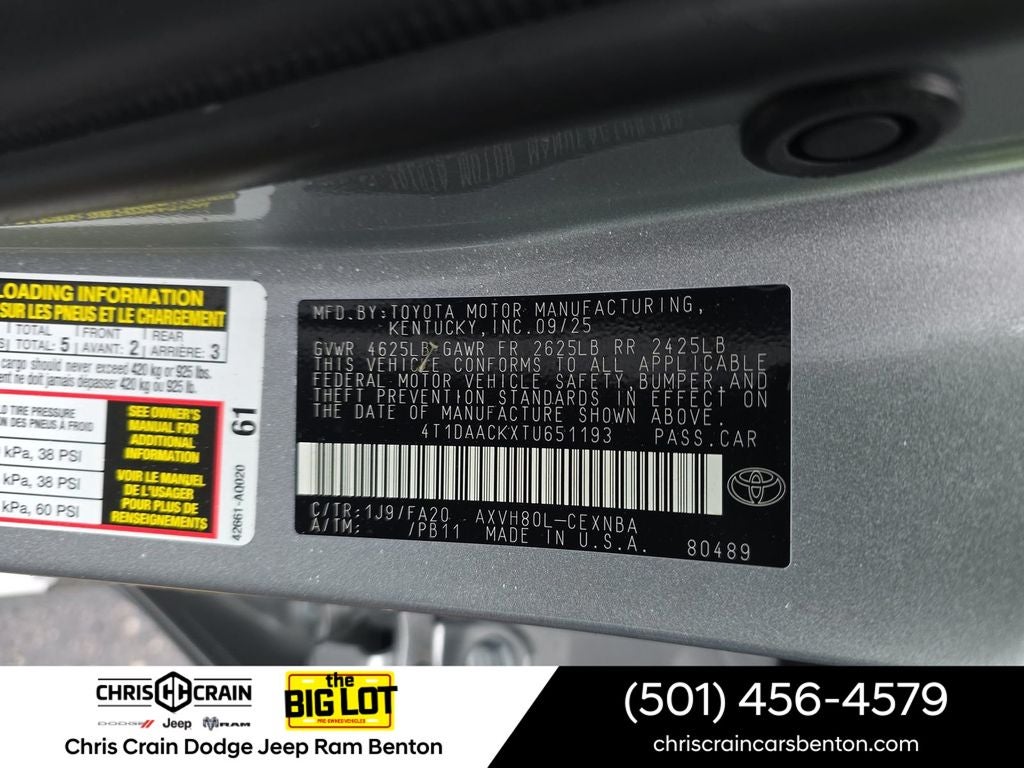 2026 Toyota Camry LE