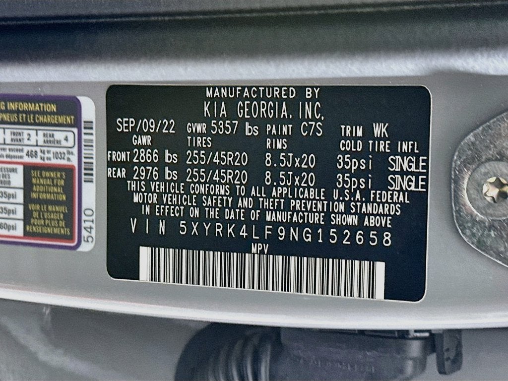 2022 Kia Sorento SX