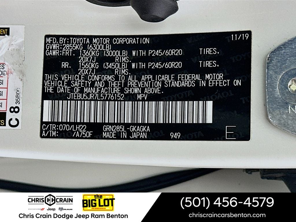 2020 Toyota 4Runner Nightshade