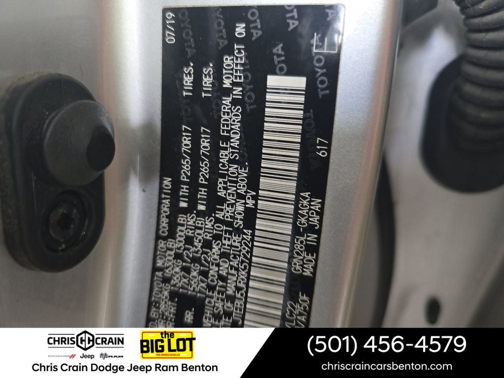 2019 Toyota 4Runner TRD Off-Road Premium