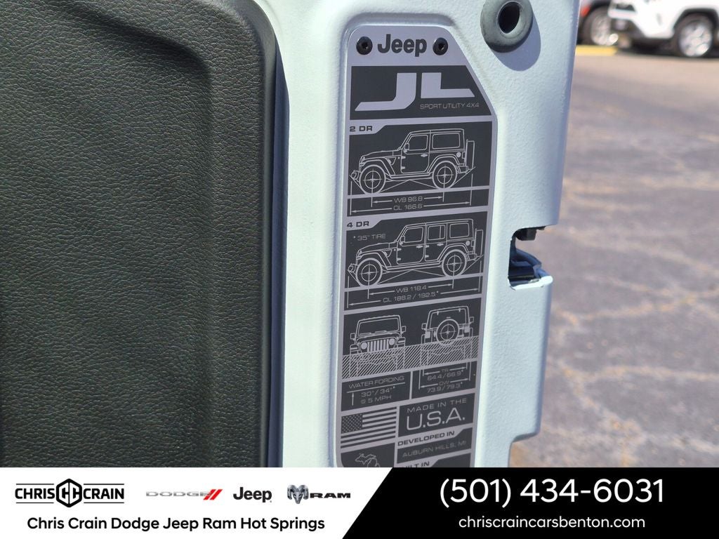 2026 Jeep Wrangler WRANGLER 2-DOOR SPORT