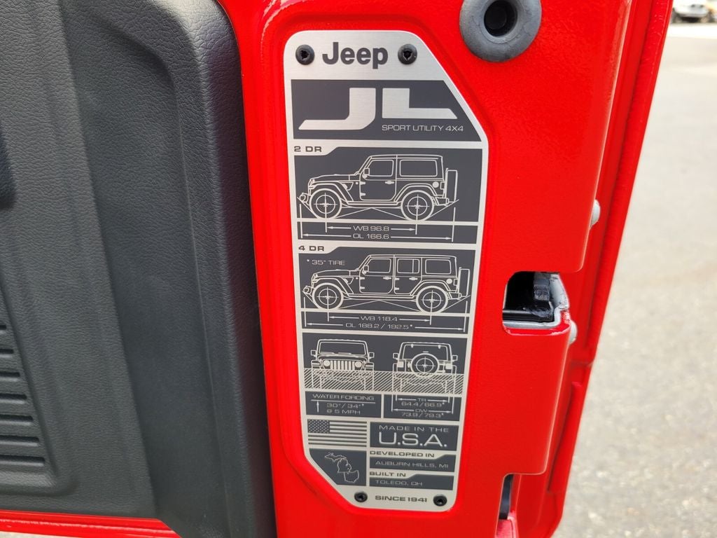 2025 Jeep Wrangler WRANGLER 4-DOOR SPORT S