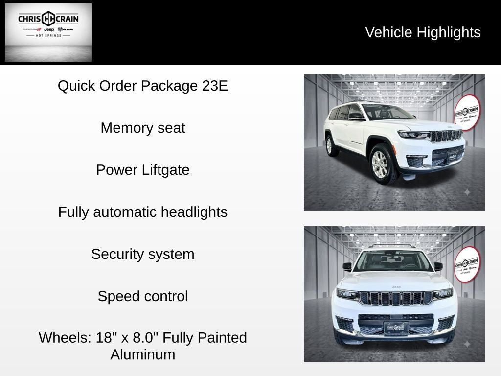 2023 Jeep Grand Cherokee L Limited 4x2