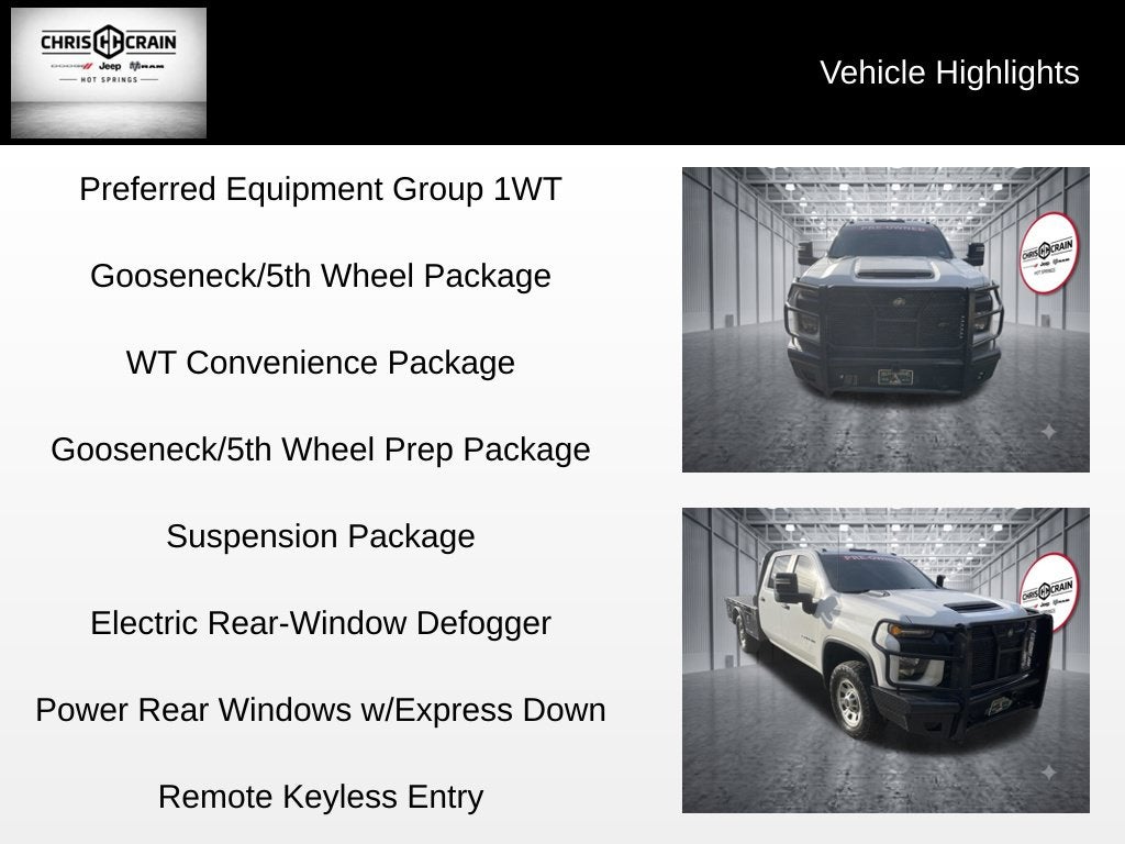 2023 Chevrolet Silverado 3500HD 4WD Crew Cab Long Bed WT