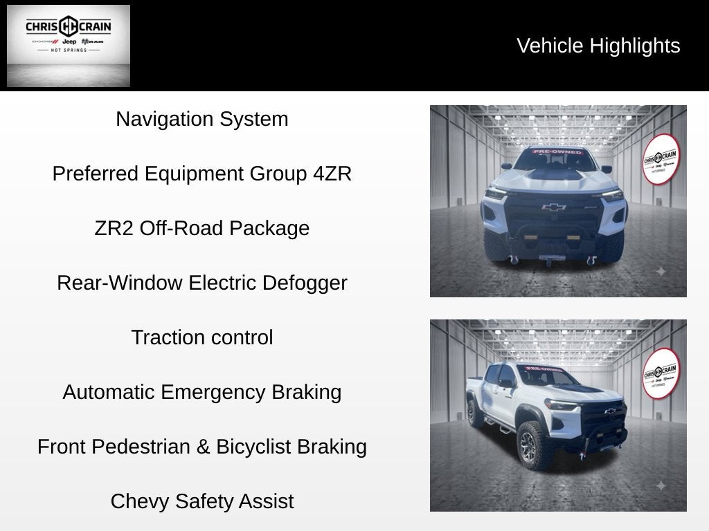 2023 Chevrolet Colorado 4WD Crew Cab Short Box ZR2