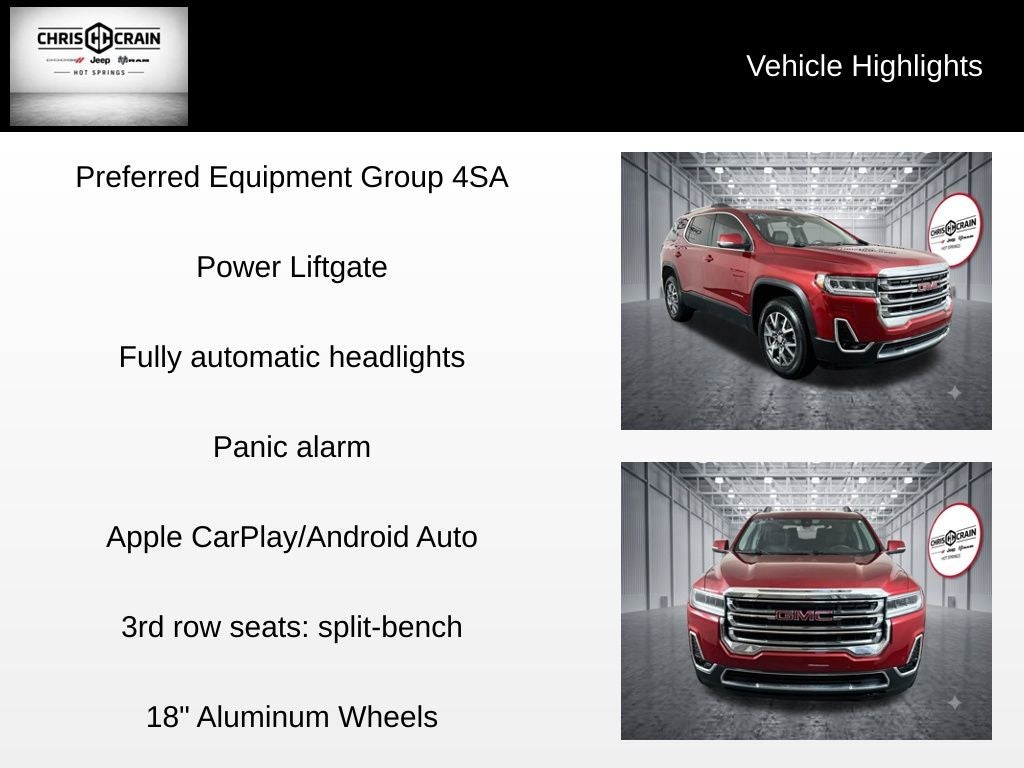 2023 GMC Acadia FWD SLT