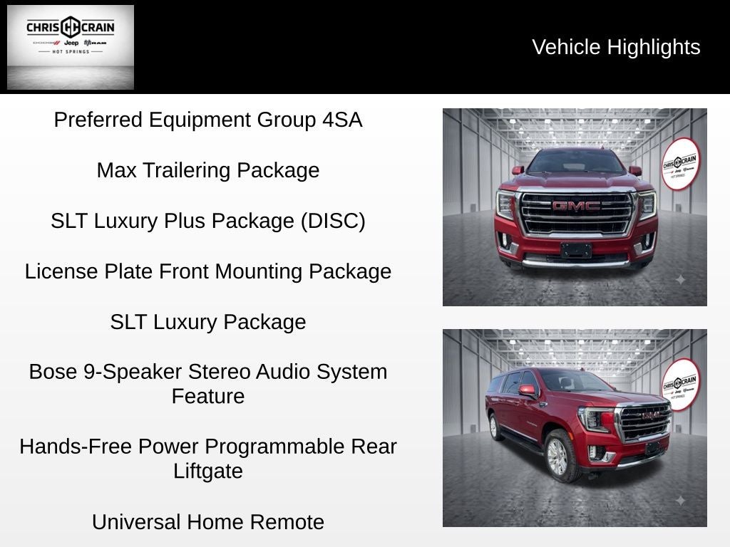 2021 GMC Yukon XL 4WD SLT