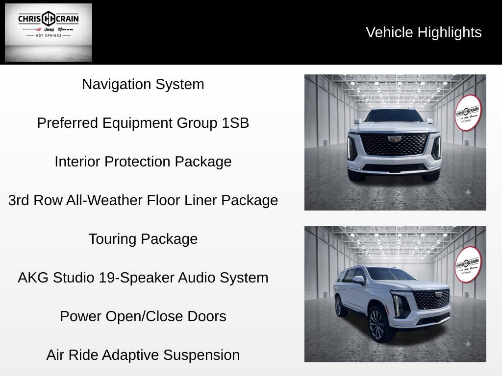 2025 Cadillac Escalade Premium Luxury